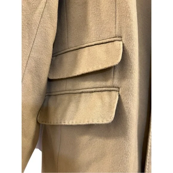 Banana Republic | Camel Colored Wool Cashmere Blend Top Coat - Picture 10 of 16